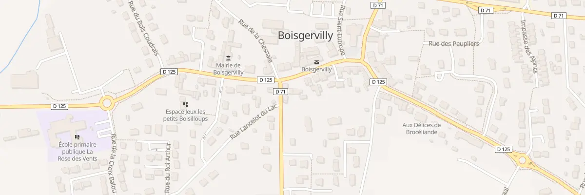 Plan du 16 Rue Théodore Botrel à Boisgervilly
