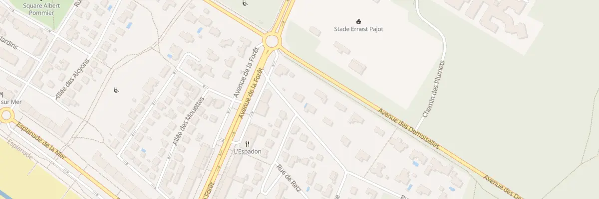 Plan du 1B Av de l’Anjou à Saint-Jean-de-Monts