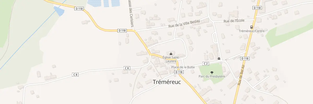 Plan du 4 Rue de l’Eglise à Tréméreuc