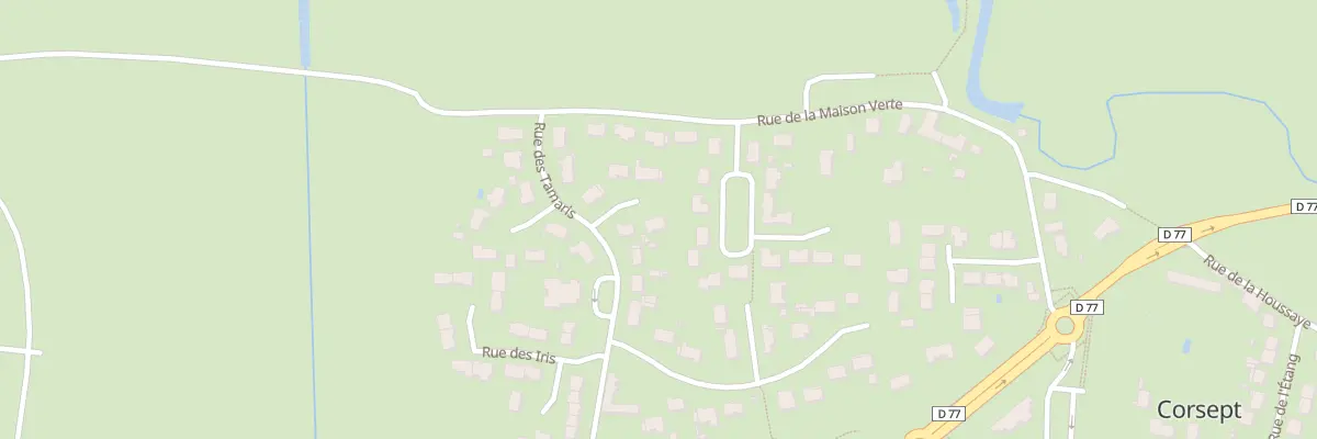 Plan du 4 Imp des Roseaux à Corsept