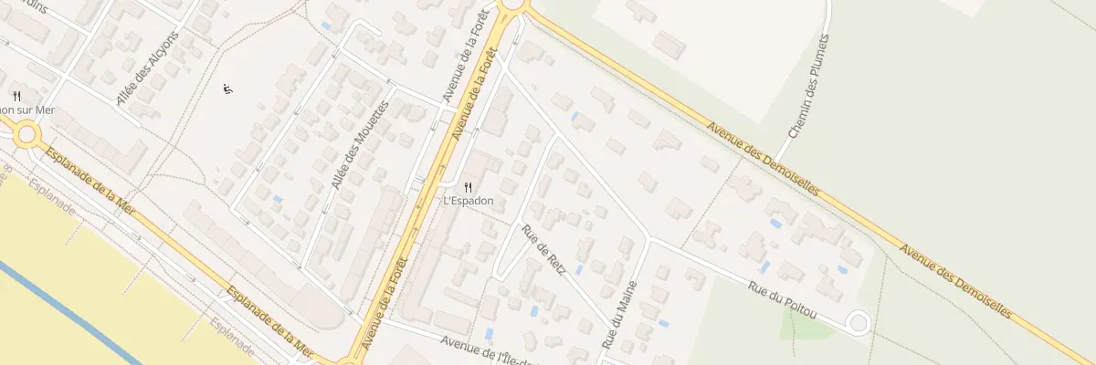 Plan du 1 Rue du bocage à Saint-Jean-de-Monts