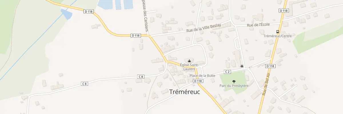 Plan du 6 Rue de l’Eglise à Tréméreuc