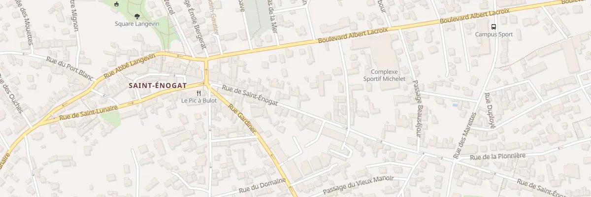 Plan du 88 Rue de Saint-Enogat à Dinard