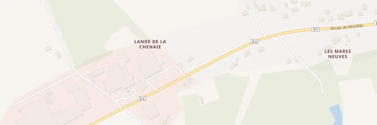 Plan du 5500A Lande de la Chenaie à Saint-Gildas-des-Bois
