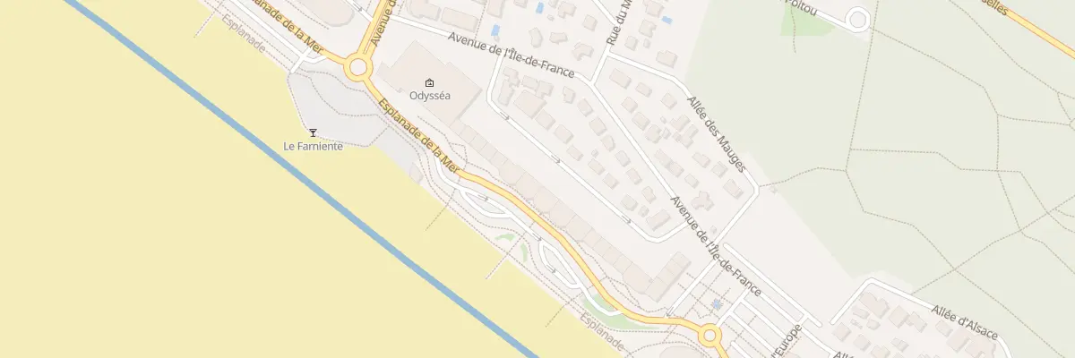 Plan du 85 Esp de la Mer à Saint-Jean-de-Monts
