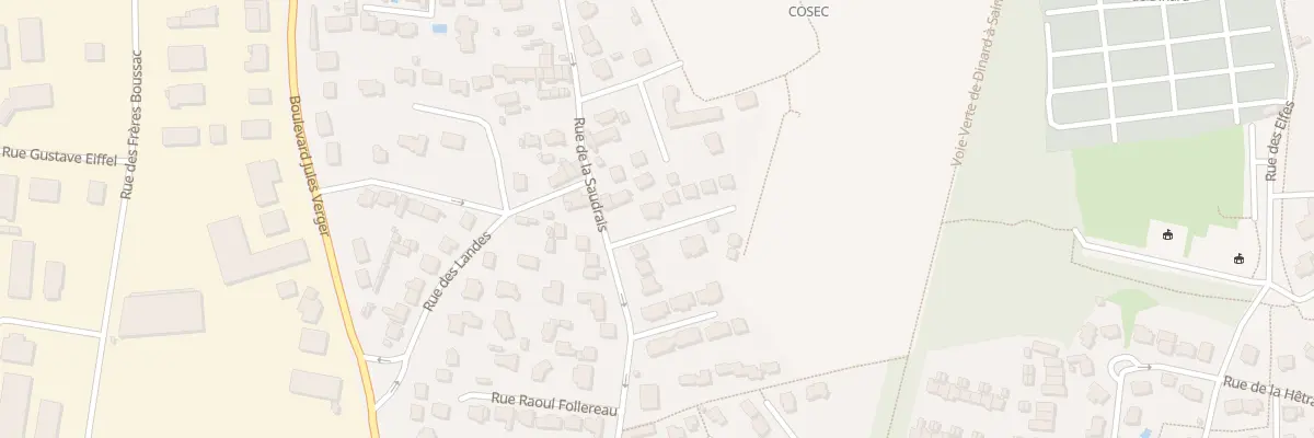 Plan du 55B Rue de la Saudrais à Dinard