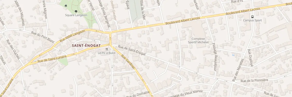 Plan du 92B Rue de Saint-Enogat à Dinard