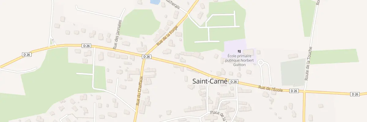 Plan du 10 Rue de la Ville Es Rouault à Saint-Carné