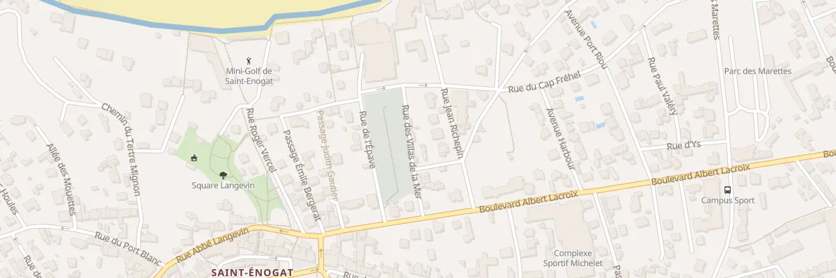 Plan du 5 Rue des Villas de la Mer à Dinard