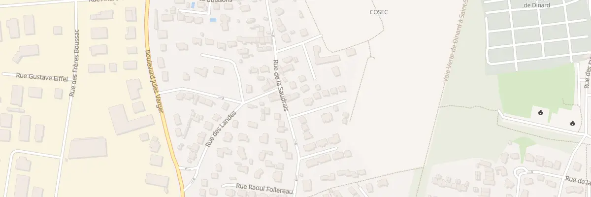 Plan du 55 Rue de la Saudrais à Dinard