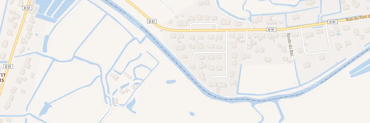 Plan du 16 Lot de l’Ecluse à Bouin
