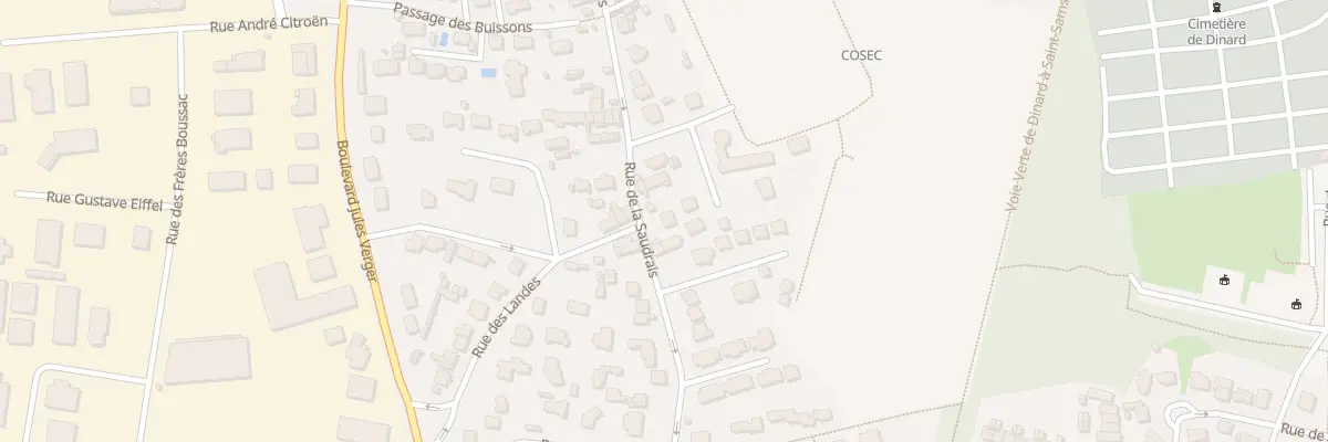 Plan du 51 Rue de la Saudrais à Dinard