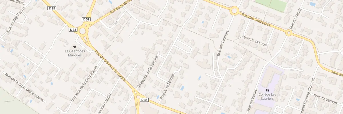 Plan du 20 Rue de la félicité à Saint-Jean-de-Monts