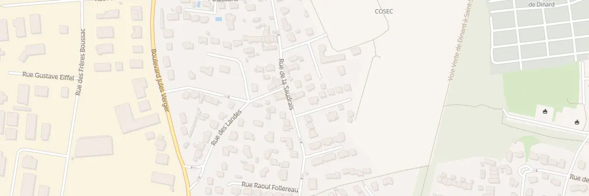 Plan du 53 Rue de la Saudrais à Dinard