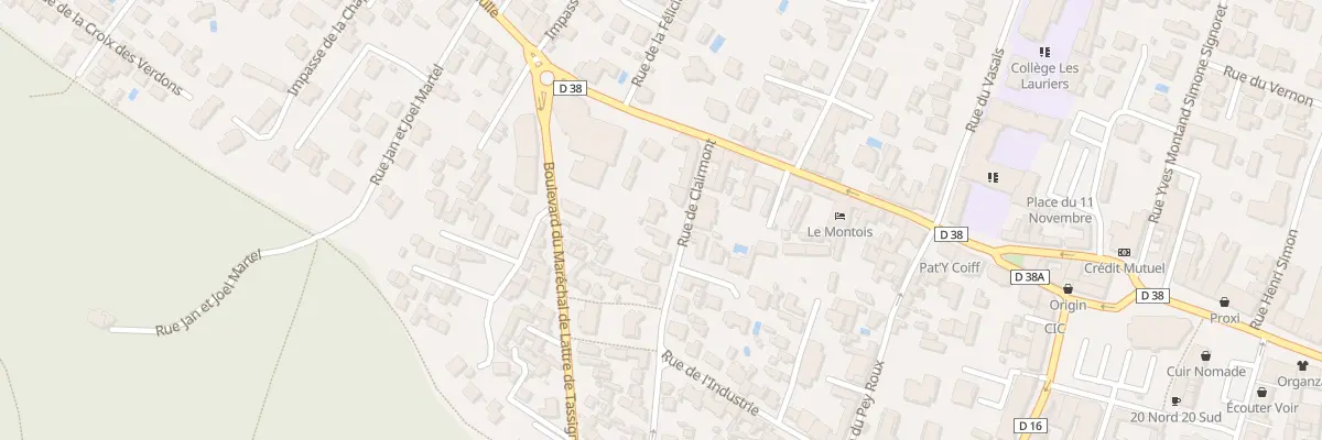 Plan du 4 Rue de clairmont à Saint-Jean-de-Monts