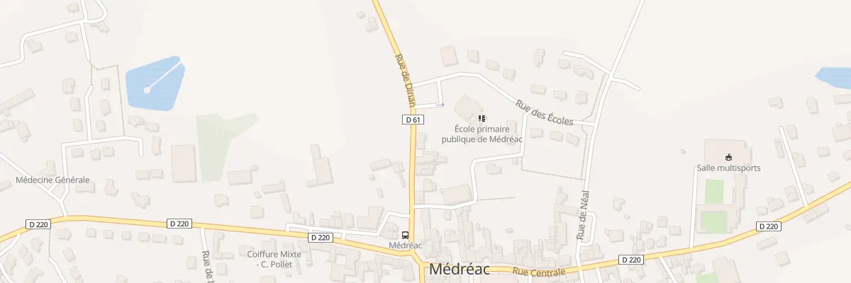 Plan du 16 Rue de Dinan à Médréac