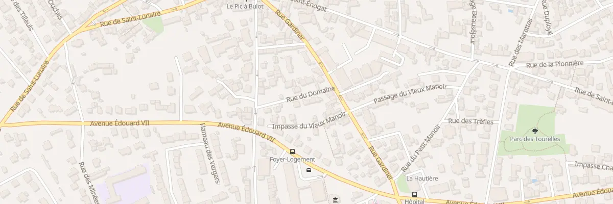 Plan du 9 Rue du Domaine à Dinard