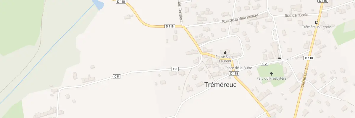 Plan du 4 Rue du Moulin à Tréméreuc