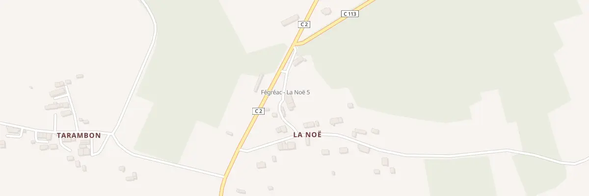 Plan du 5272 La Noë à Fégréac