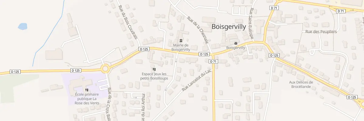 Plan du 22 Rue Théodore Botrel à Boisgervilly