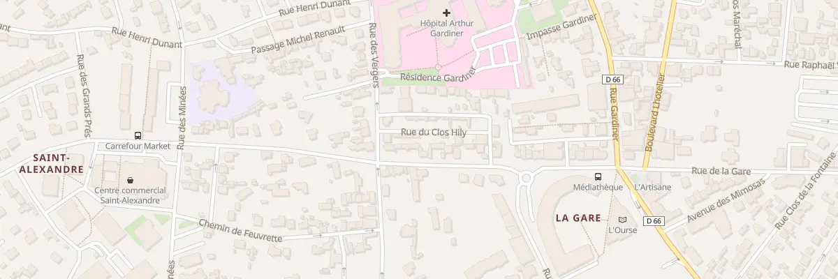 Plan du 9 Rue Clos Hily à Dinard