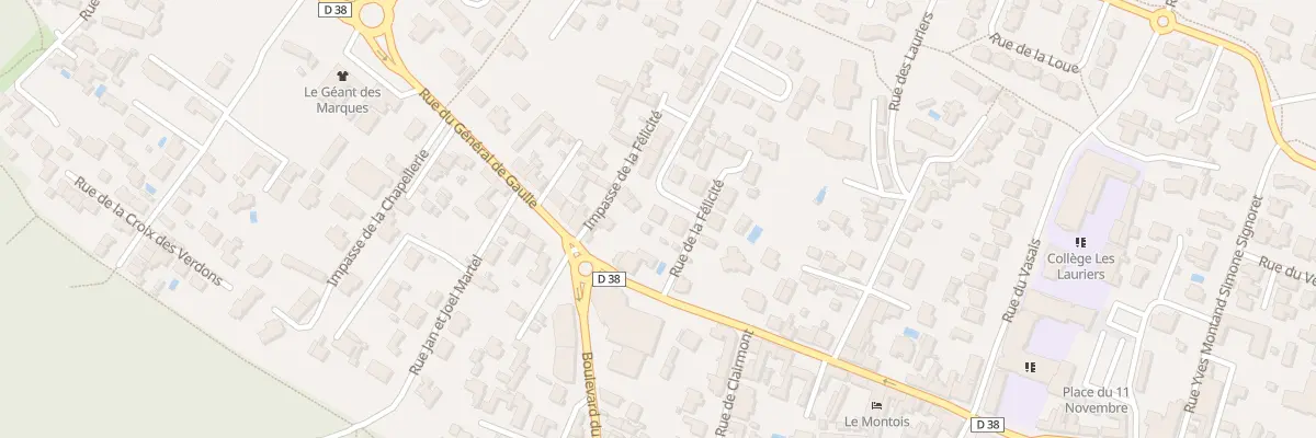 Plan du 3 Rue de la félicité à Saint-Jean-de-Monts