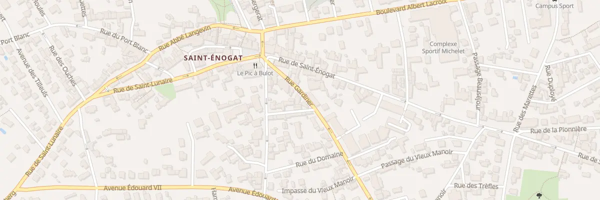 Plan du 10 Rue Gardiner à Dinard