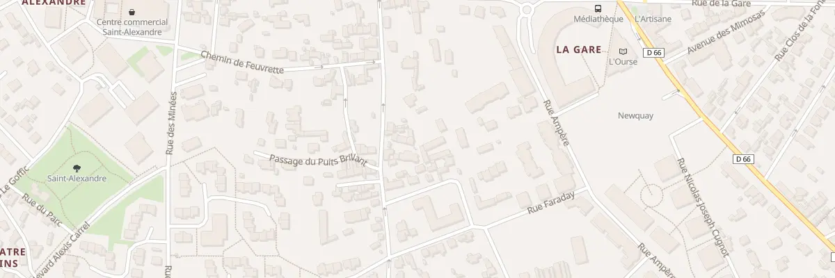 Plan du 9T Rue Saint-Alexandre à Dinard