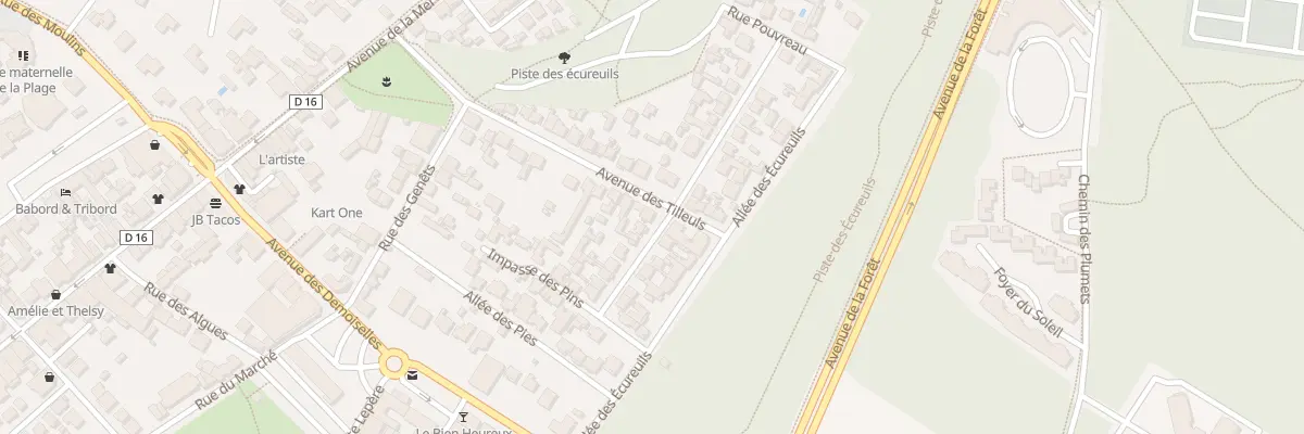 Plan du 24 Av des Tilleuls à Saint-Jean-de-Monts