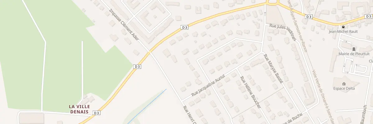 Plan du 20 Rue Claude Rousseau à Pleurtuit