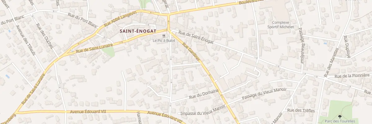 Plan du 4 Pas de la Petite Croix à Dinard