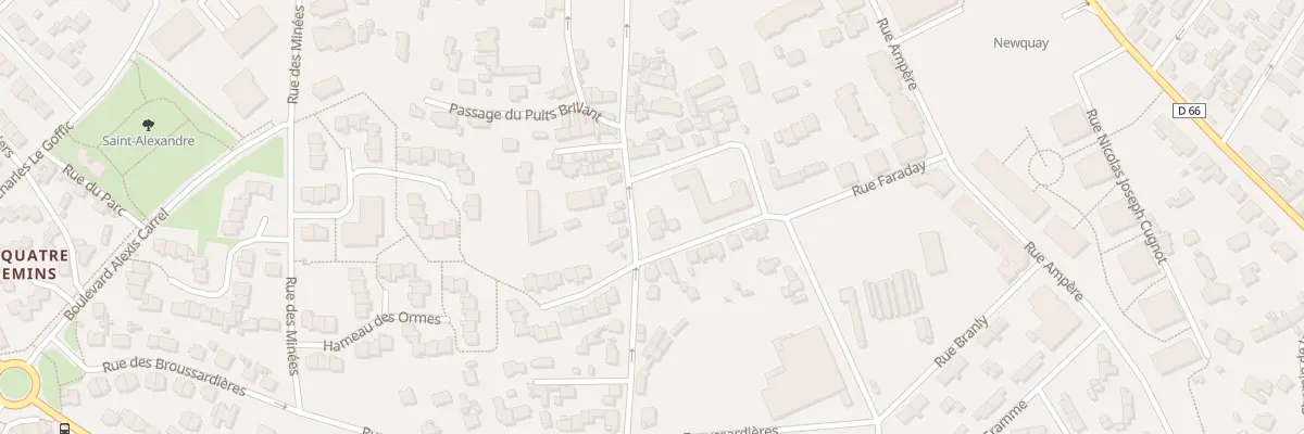 Plan du 19 Rue Saint-Alexandre à Dinard
