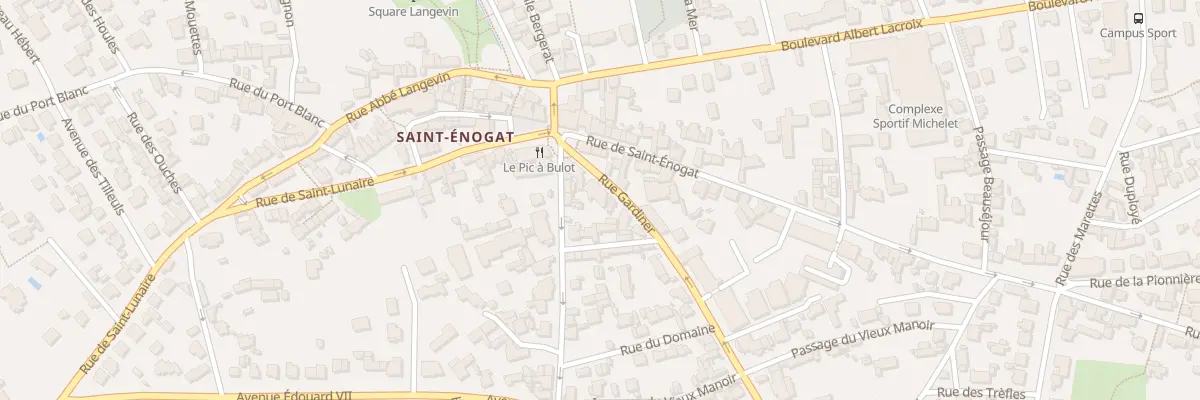 Plan du 6 Rue Gardiner à Dinard