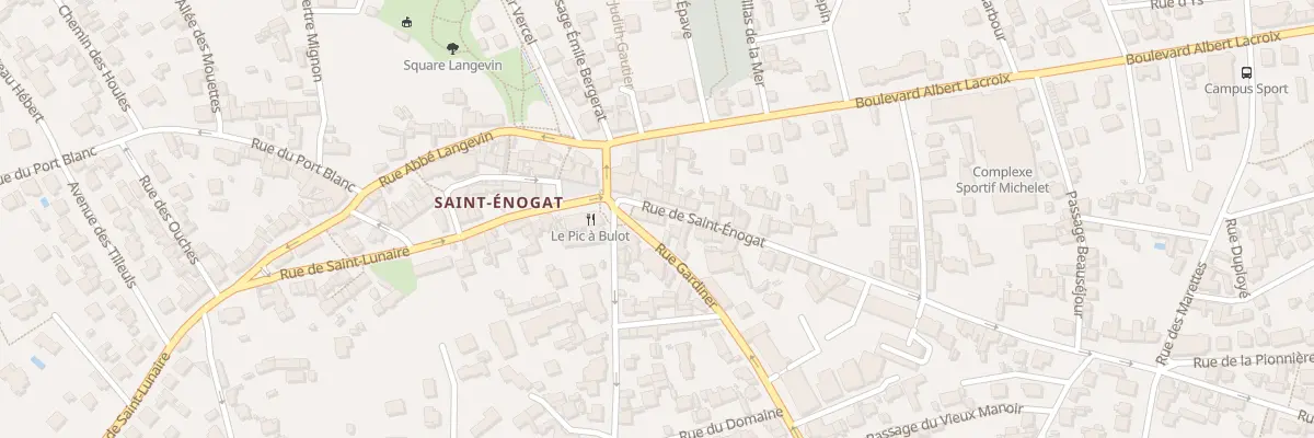 Plan du 1 Rue Gardiner à Dinard