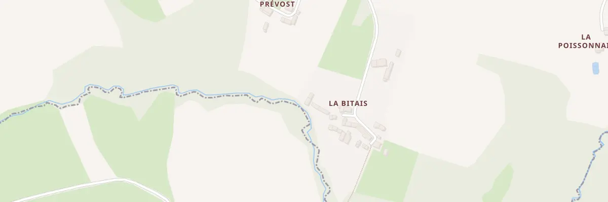 Plan du 5990F La Bitais à Pleslin-Trigavou