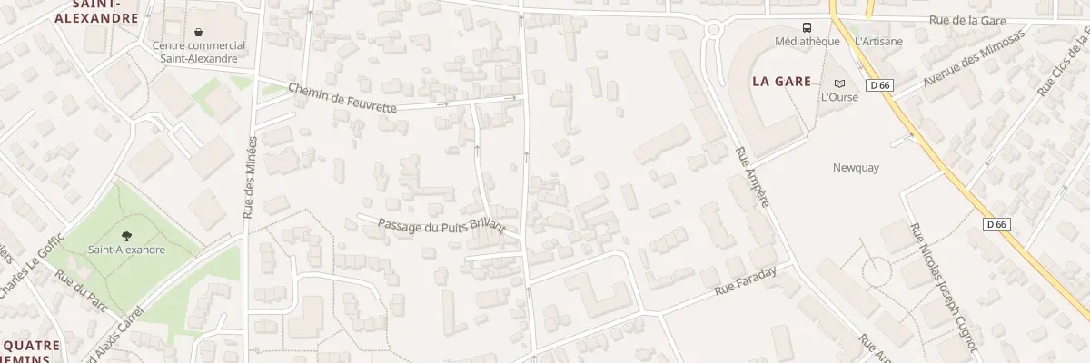 Plan du 7 Rue Saint-Alexandre à Dinard