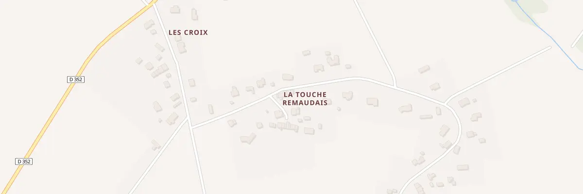 Plan du 22 La Touche Remaudais à Sixt-sur-Aff