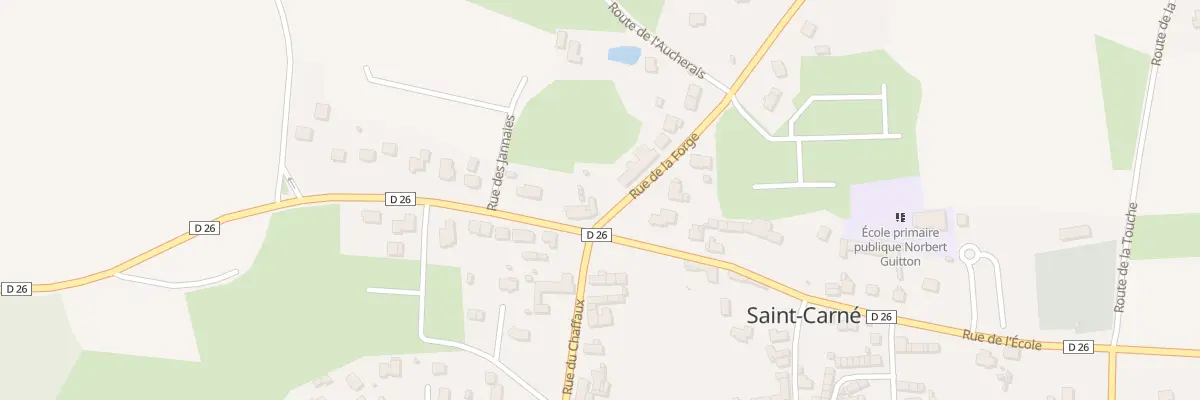 Plan du 1 Rue de la Forge à Saint-Carné