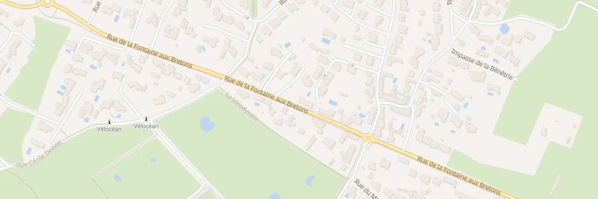 Plan du 31 Rue de la Fontaine aux Bretons à Pornic