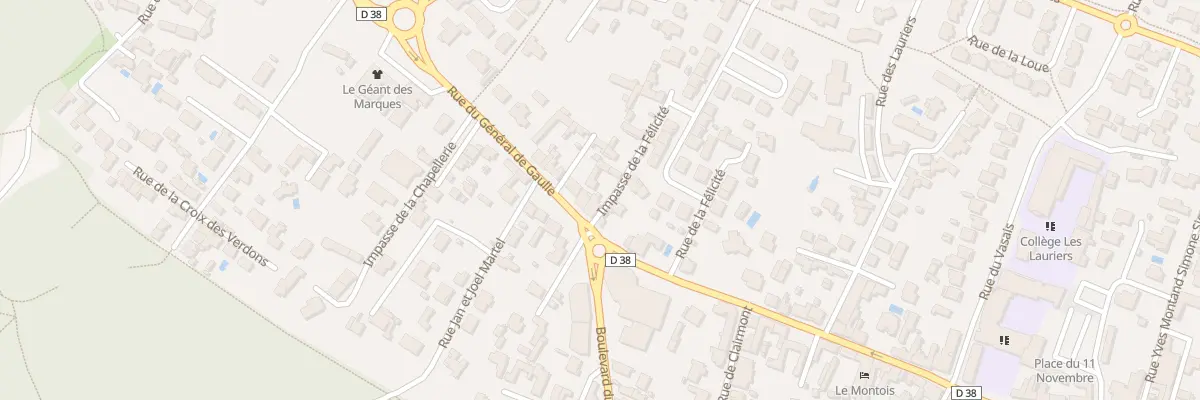 Plan du 120 Rue du général de gaulle à Saint-Jean-de-Monts