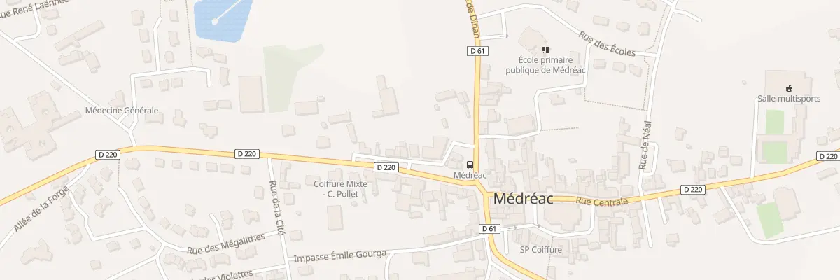 Plan du 6 Pl de la Mairie à Médréac