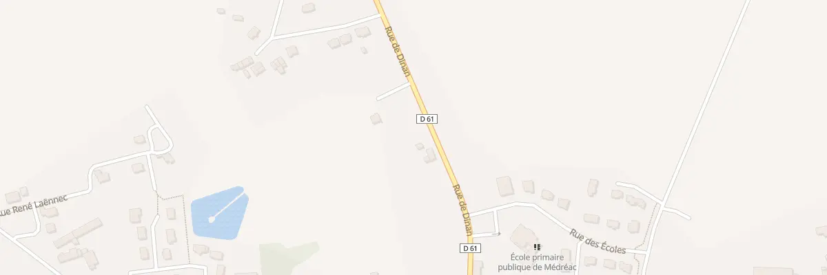 Plan du 3 Rue de Dinan à Médréac