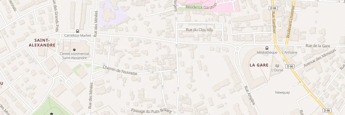 Plan du 6B Rue Saint-Alexandre à Dinard