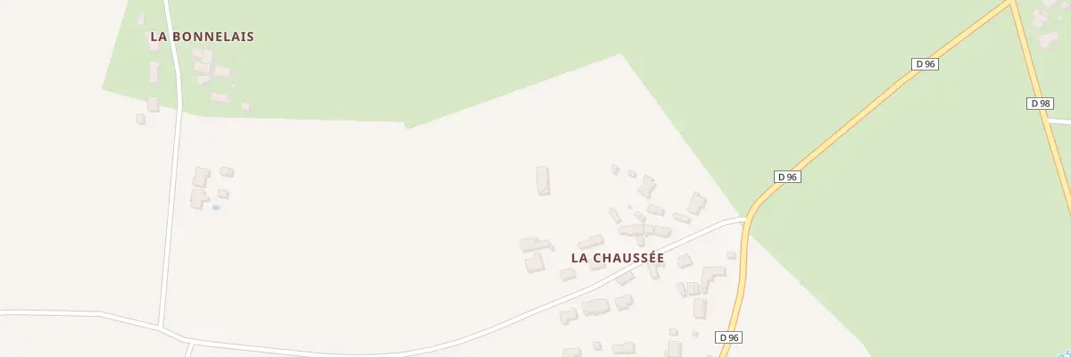 Plan du 14 La Chaussée à Corsept