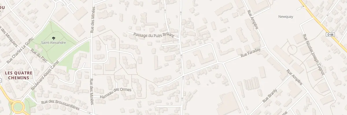 Plan du 24 Rue Saint-Alexandre à Dinard