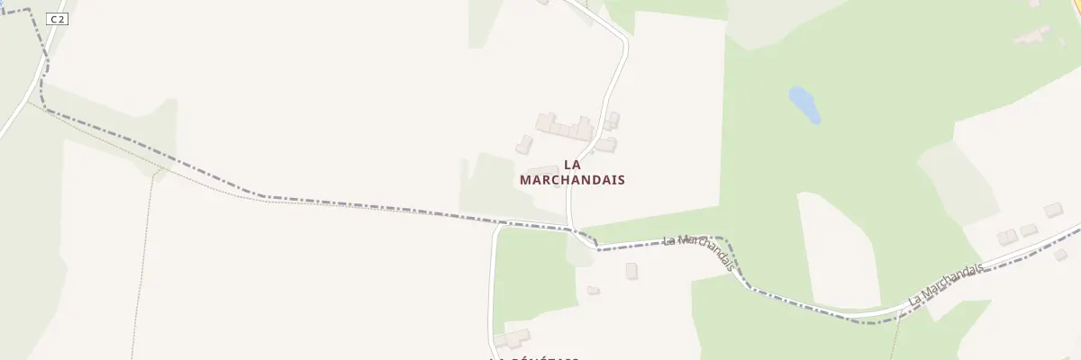 Plan du 1 La Marchandais à Tréméreuc