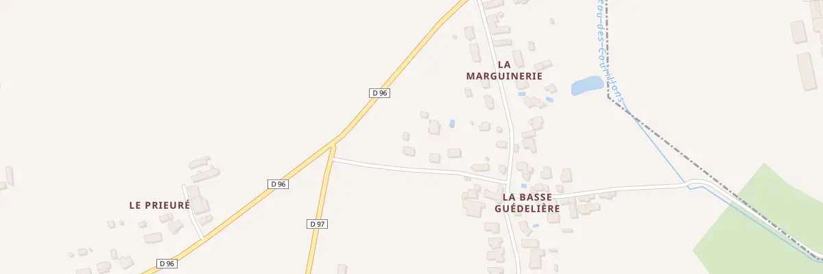 Plan du 14 La Basse Gédelière à Corsept
