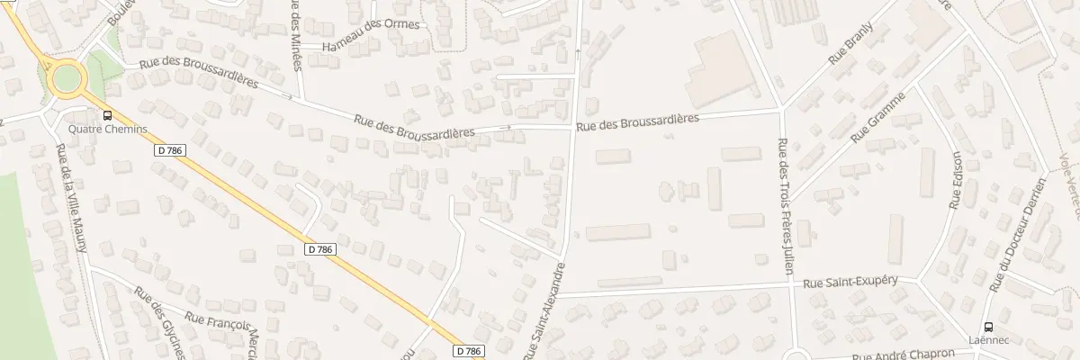 Plan du 42 Rue Saint-Alexandre à Dinard