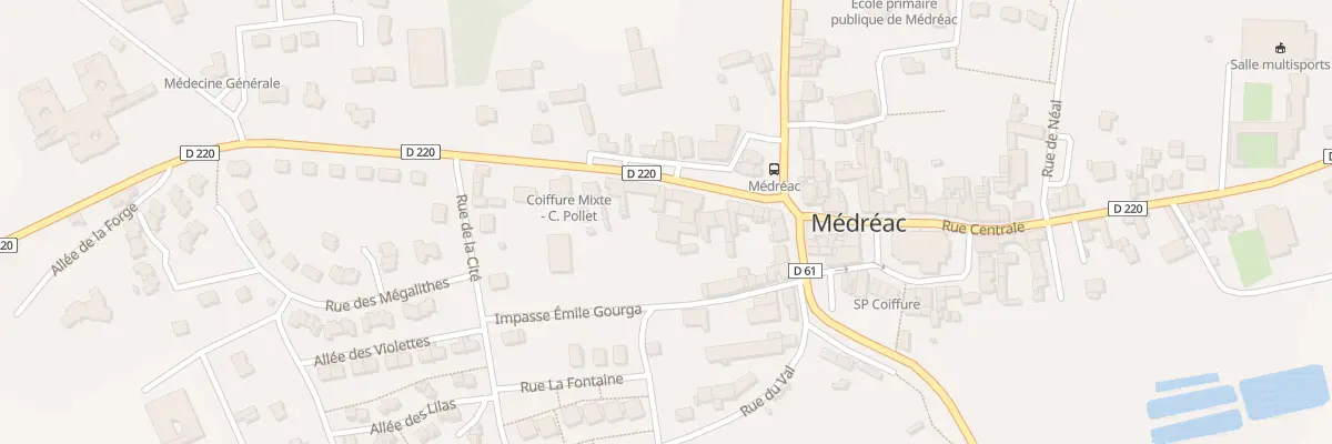 Plan du 11 Rue de Bretagne à Médréac