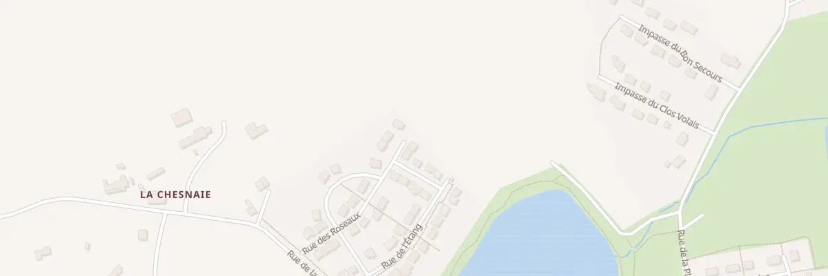 Plan du 20 Rue des Roseaux à Boisgervilly
